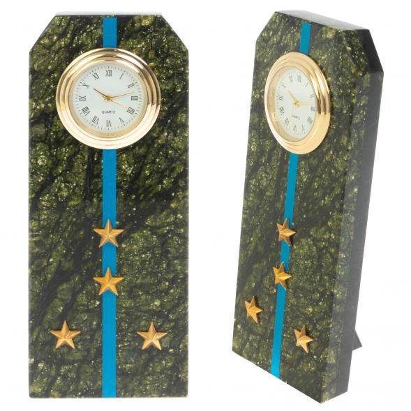 Часы &amp;quot;Погон капитан ВВС, ВКС, ВДВ&amp;quot; серпентинит 113174