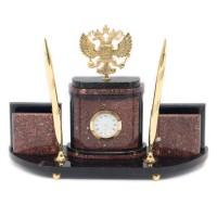 Настольный набор из лемезита &amp;quot;Герб РФ&amp;quot; 117281