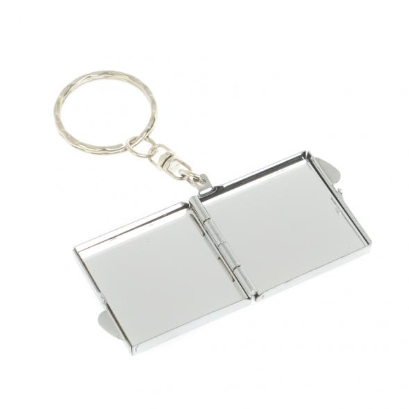 Складное зеркало брелок соколиный глаз квадратное 126976