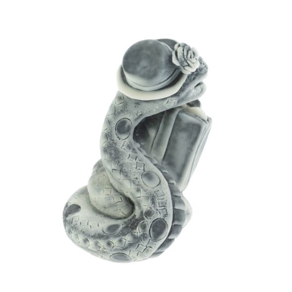 Статуэтка «Змей с подарком» из мраморной крошки 128151