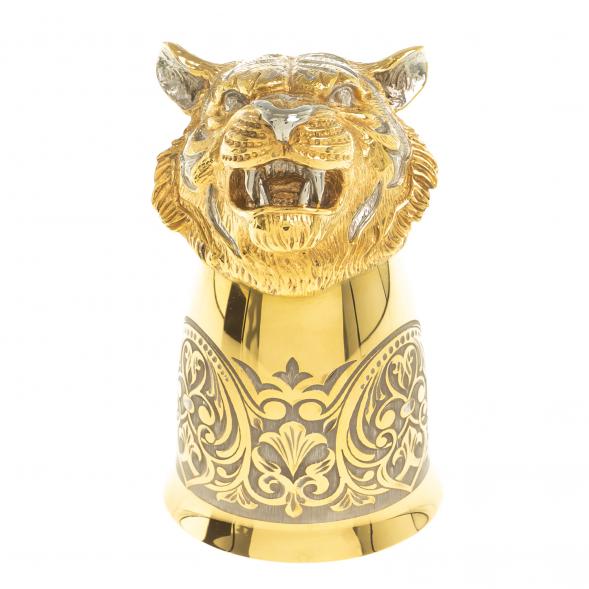 Стопка / рюмка перевертыш &amp;quot;Тигр&amp;quot; 60 мл в подарочной упаковке Златоуст