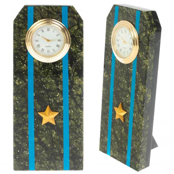 Часы &amp;quot;Погон майор ВВС, ВКС, ВДВ&amp;quot; серпентинит 113175