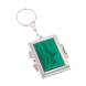 Складное зеркало брелок из малахита прямоугольное 126671