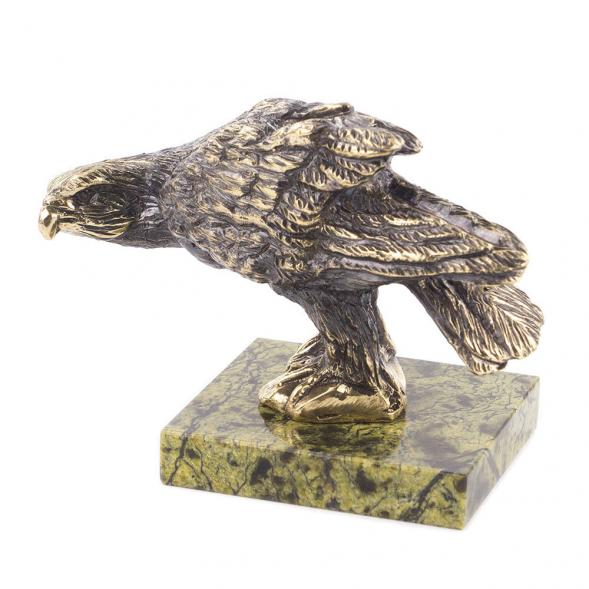 Настольная статуэтка из бронзы и камня &amp;quot;Сокол&amp;quot; 119828