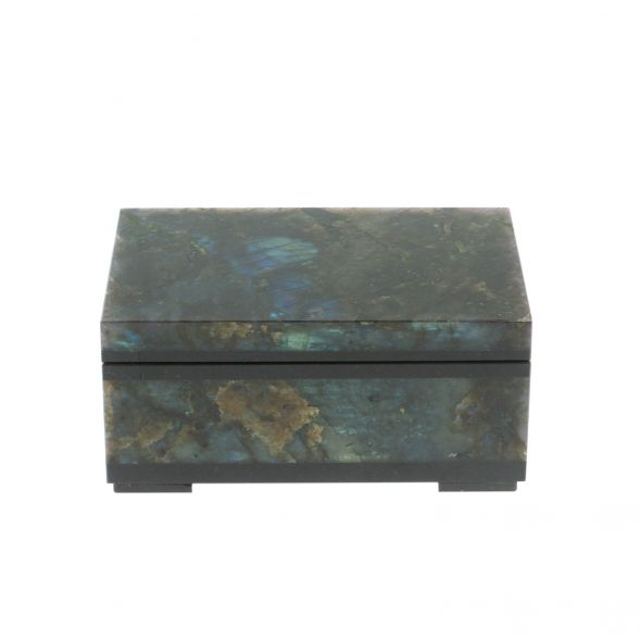 Шкатулка из камня лабрадор 10х6,5х5 см 128618
