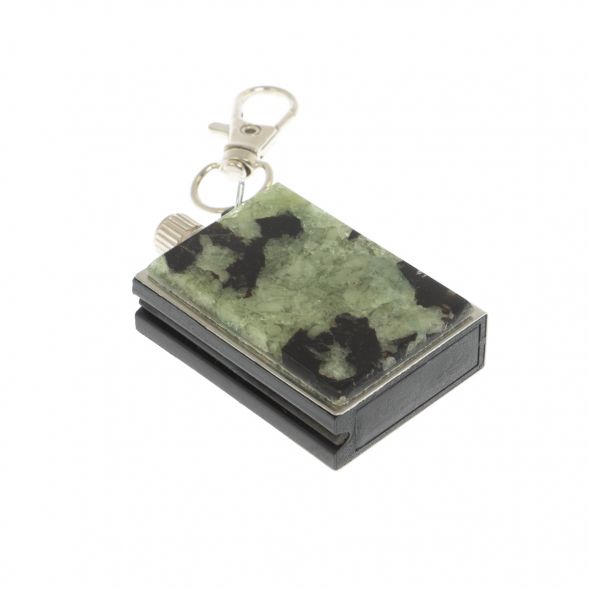 Брелок огниво &amp;quot;Вечная спичка&amp;quot; с накладкой из камня желтый аппатит2,8х1,3х5 см 129294