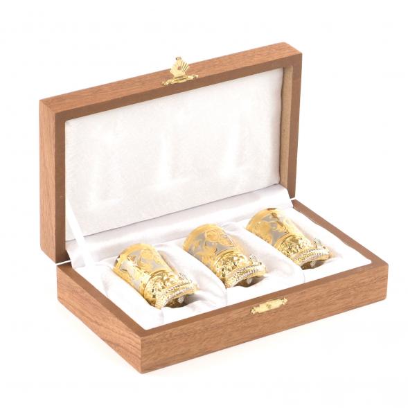 Набор стопок перевертышей 3 шт &amp;quot;Осетры&amp;quot; Златоуст 121609