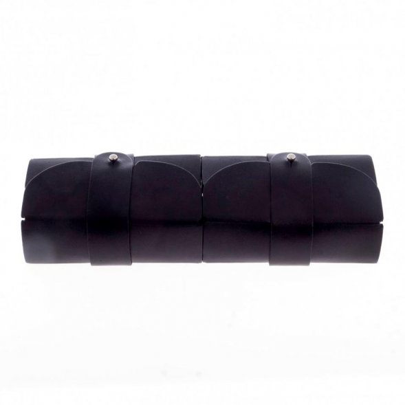 Набор стопок &amp;quot;Герб России&amp;quot; 6 шт в кожаном патронташе Златоуст 130026