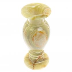 Ваза из зеленого оникса 13х30 см (5х12)