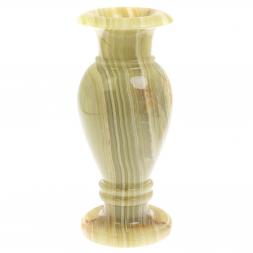 Ваза из зеленого оникса 13х30 см (5х12)