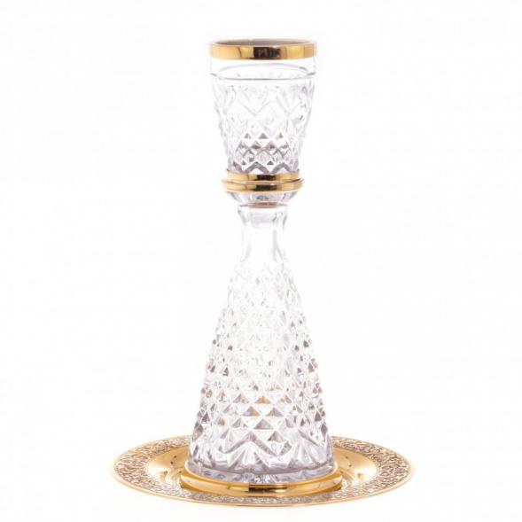 Набор водочный &amp;quot;Эгоист&amp;quot; графин со стопкой на блюде Златоуст 122221