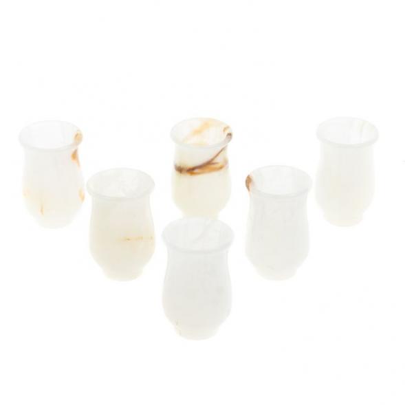 Набор стопок из оникса 3,7х6 см 6 шт в коробке (1,5х2,5) 127691