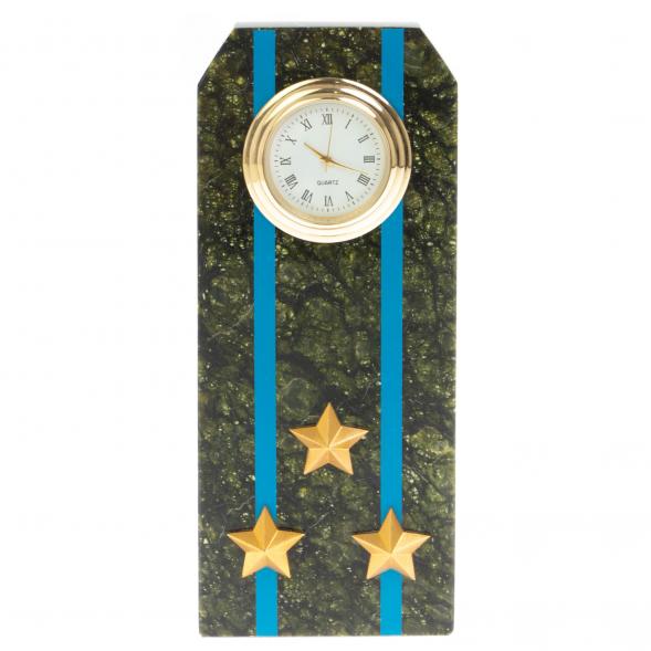 Часы &amp;quot;Погон полковник ВВС, ВКС, ВДВ&amp;quot; серпентинит 113177