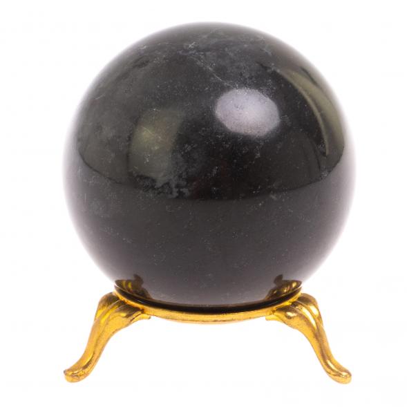 Шар из черного змеевика 6,5 см 126366