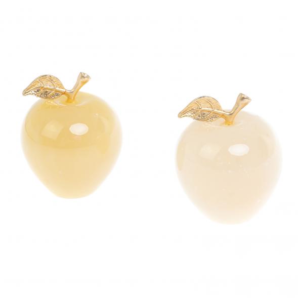 Сувенир &amp;quot;Яблоко&amp;quot; из медового оникса 5,1х6,5 см (2) 126900