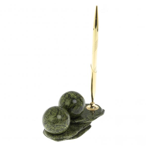 Композиция &amp;quot;Два шара&amp;quot; из змеевика 128772