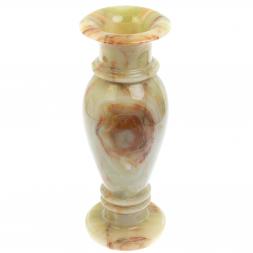 Ваза из зеленого оникса 13х35 см (5х14)