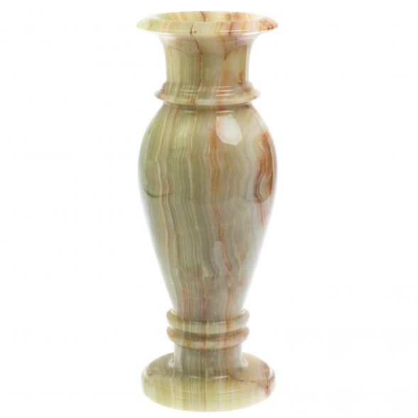 Ваза из зеленого оникса 13х35 см (5х14) 130082