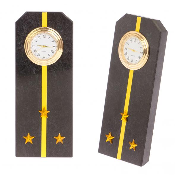 Часы &amp;quot;Погон старший лейтенант ВМФ&amp;quot; камень змеевик 113501