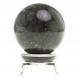 Шар камень лабрадорит 8 см на подставке 124091