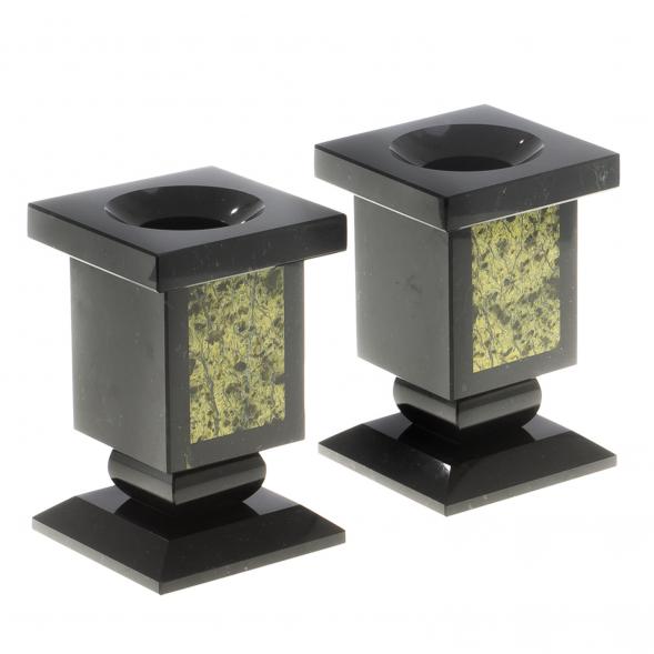 Письменный набор &amp;quot;Орел&amp;quot; из змеевика с бюваром и лотком для бумаг А4 124569