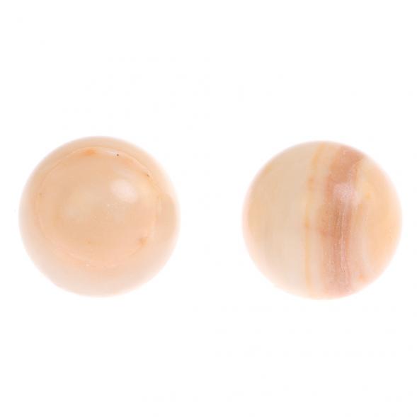 Массажные шары из газганского мрамора 3 см (пара) 126213