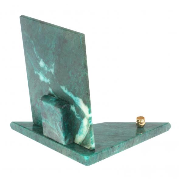 Икона с подсвечником Георгий Победоносец средняя из змеевика 12х12х13 см 118927