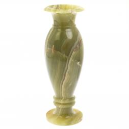 Декоративная ваза камень зеленый оникс 10х30 см (4х12)