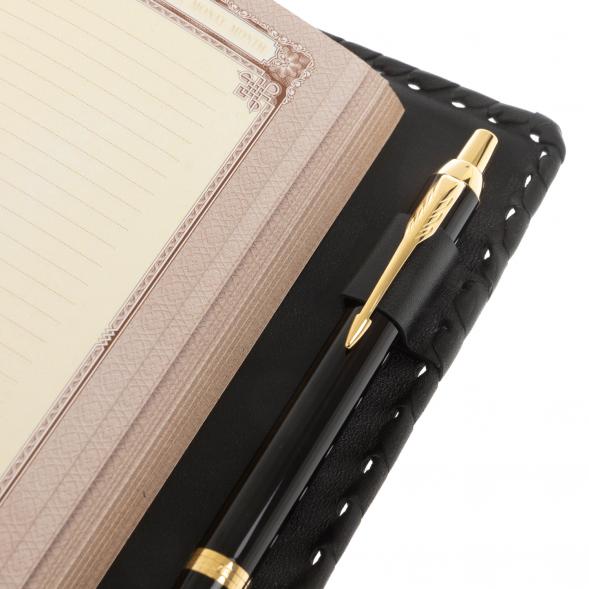 Подарочный набор &amp;quot;Держава&amp;quot; обложка для паспорта, ежедневник и ручка Parker 122542