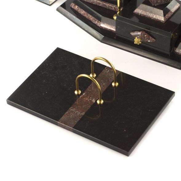 Настольный набор из змеевика и креноида 113480