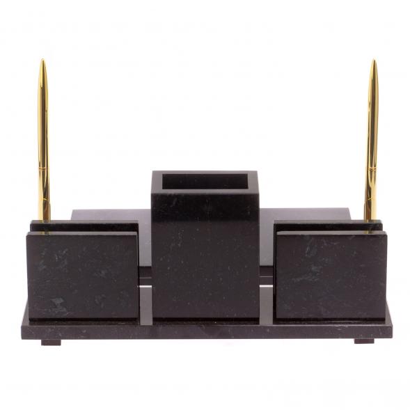 Настольный набор &amp;quot;Офисный&amp;quot; камень лемезит 126138