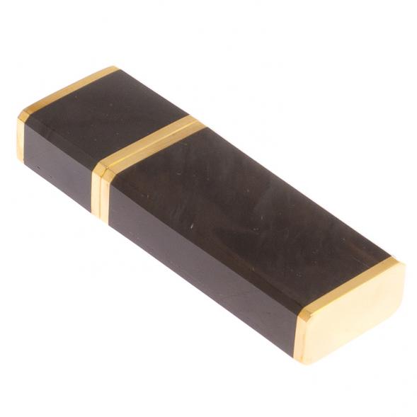 Флешка из черного обсидиана на 32 гб 126291