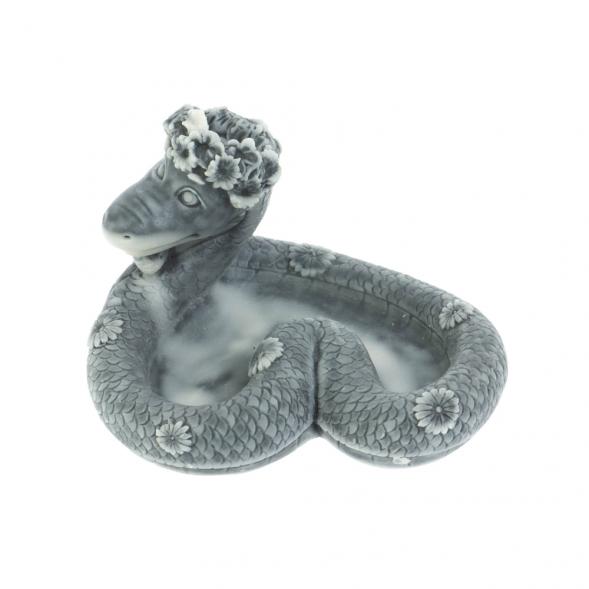 Статуэтка «Змея сердечком» из мраморной крошки 128155