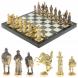Шахматы &amp;quot;Богатыри&amp;quot; 40х40 см из мрамора и змеевика 129643