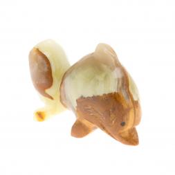 Сувенир "Дельфин" из оникса 8х6х3 см (3)