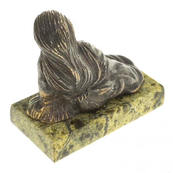 Статуэтка из бронзы на подставке из змеевика &amp;quot;Гейша&amp;quot; 116163