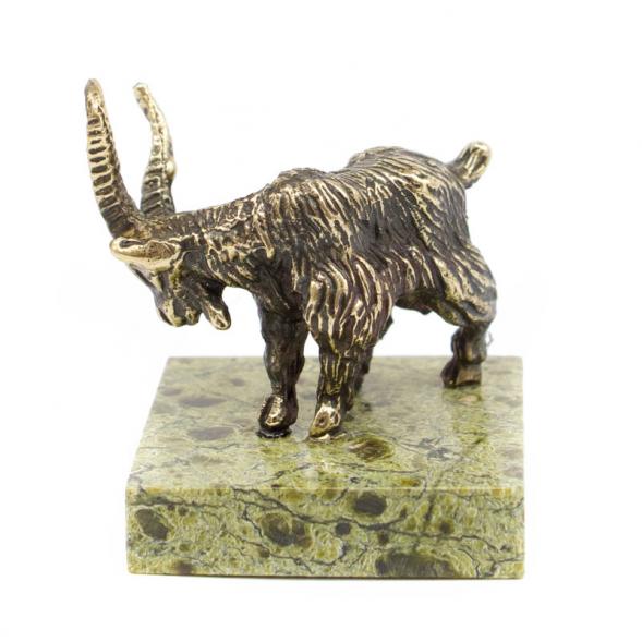 Статуэтка из бронзы и змеевика &amp;quot;Горная коза&amp;quot; 116387