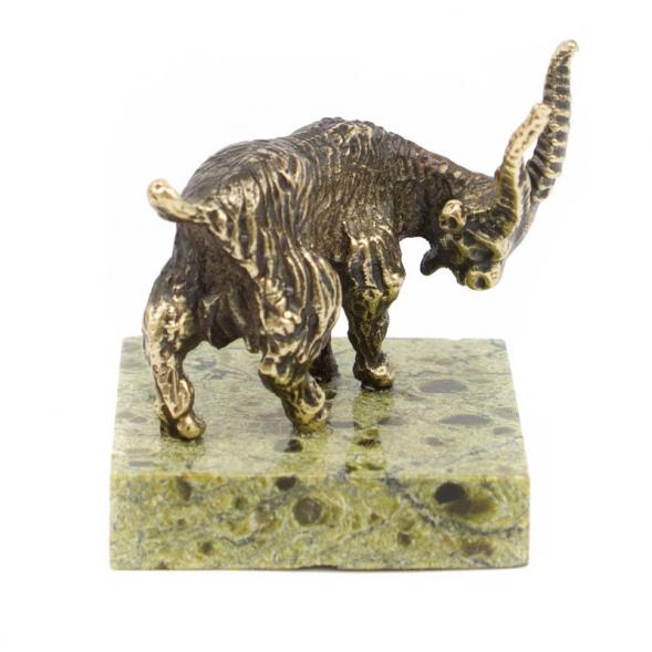 Статуэтка из бронзы и змеевика &amp;quot;Горная коза&amp;quot; 116387