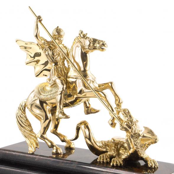 Письменный набор &amp;quot;Георгий Победоносец&amp;quot; камень офиокальцит 120569