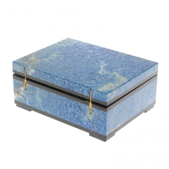 Шкатулка из лазурита 10,5х8х4,5 см 129700