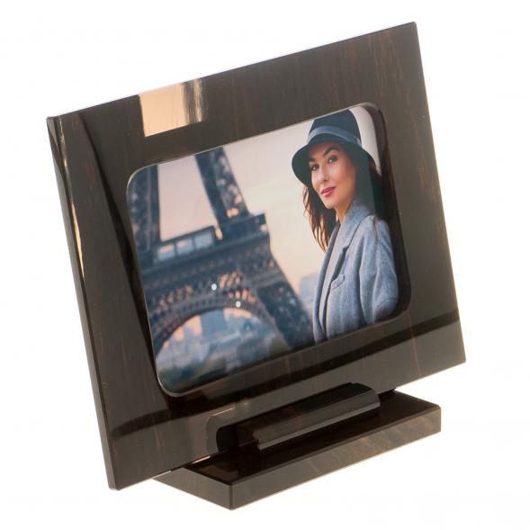 Рамка для фото 10х15 см черного из обсидиана 124712