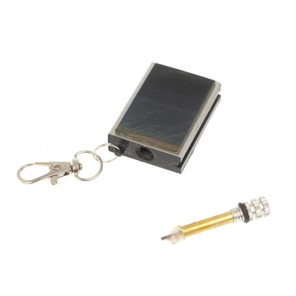 Брелок огниво &amp;quot;Вечная спичка&amp;quot; с накладкой из камня соколиный глаз 126982