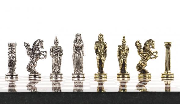 Шахматы подарочные &amp;quot;Александр Македонский&amp;quot; доска 36х36 см лемезит мрамор 120733