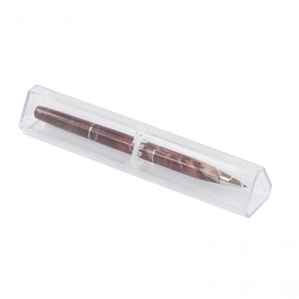 Ручка шариковая из камня яшма красная 121329