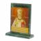 Икона настольная "Св.Николай Чудотворец" из змеевика 15х5х15 см