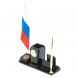 Письменный набор &amp;quot;Символ России&amp;quot; камень черный обсидиан 128081