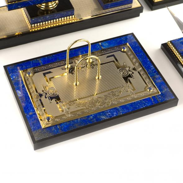 Письменный прибор из лазурита &amp;quot;Георгий Победоносец&amp;quot; 121239