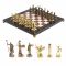 Шахматы "Греческая мифология" доска 36х36 см мрамор, лемезит фигуры цвет бронза-золото
