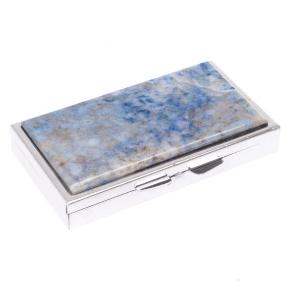 Таблетница на 7 отделений камень иркутский лазурит 126531