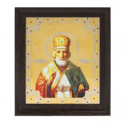 Икона "Николай Чудотворец" багет 24,5х28,5 см